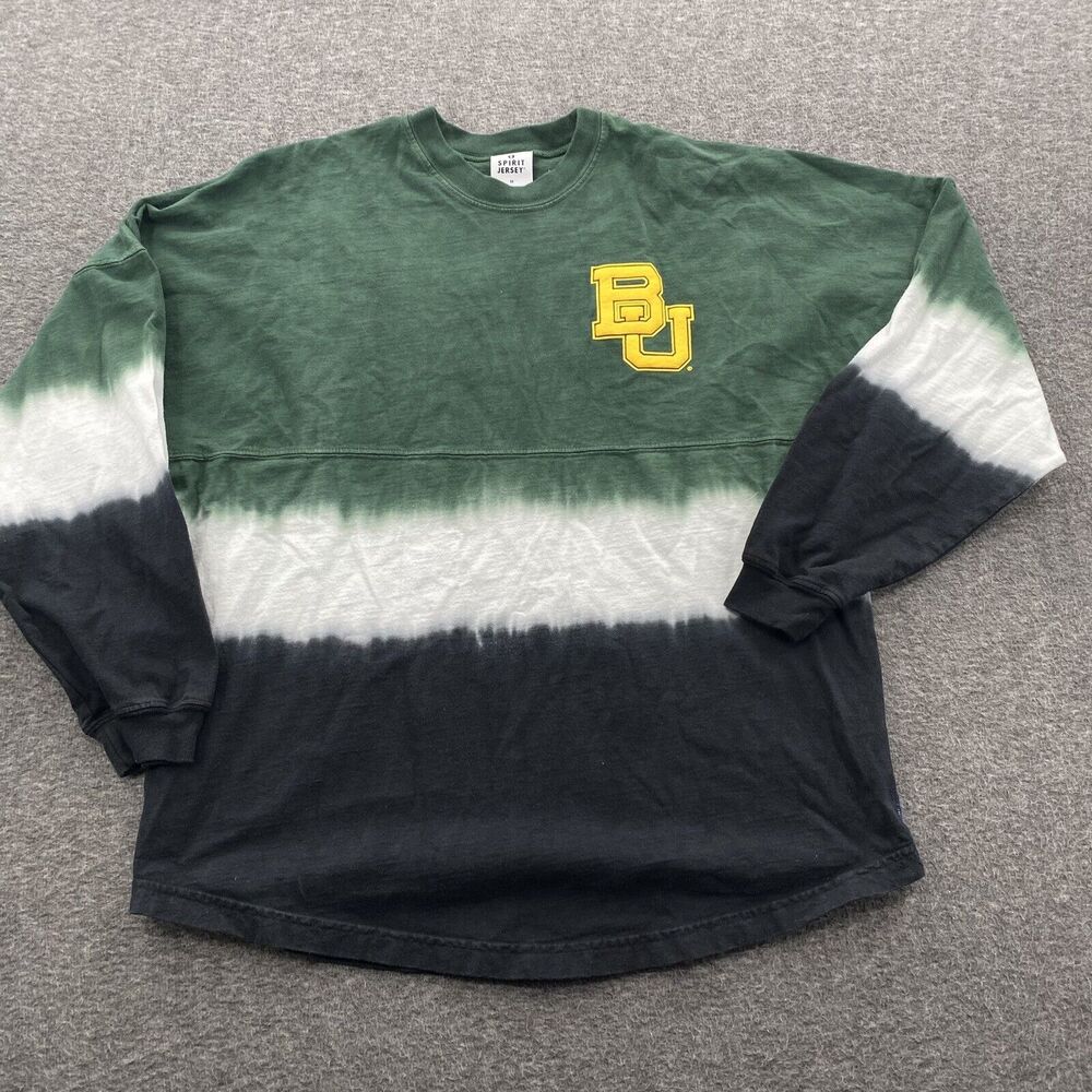 Spirit Jersey Men's Size M White Baylor Bears Team Graphic 100% Cotton T69